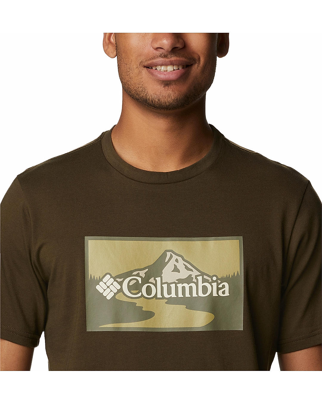 Columbia Mens Green Path Lake Graphic II Tshirt