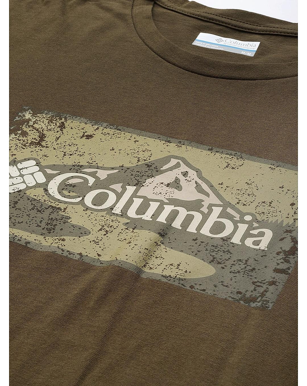 Columbia Mens Green Path Lake Graphic II Tshirt