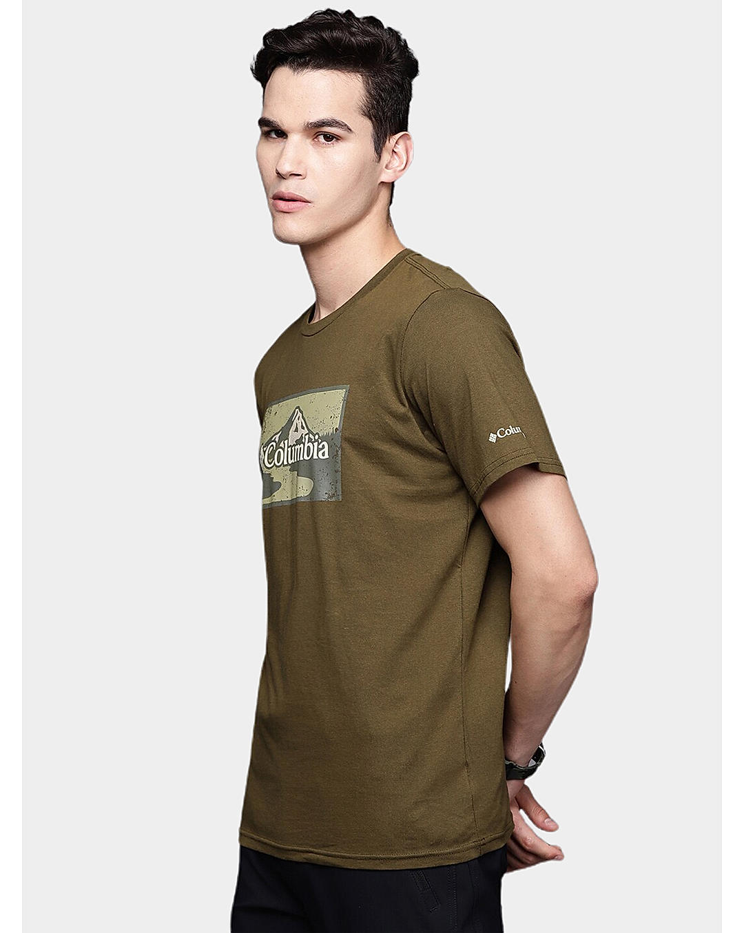 Columbia Mens Green Path Lake Graphic II Tshirt