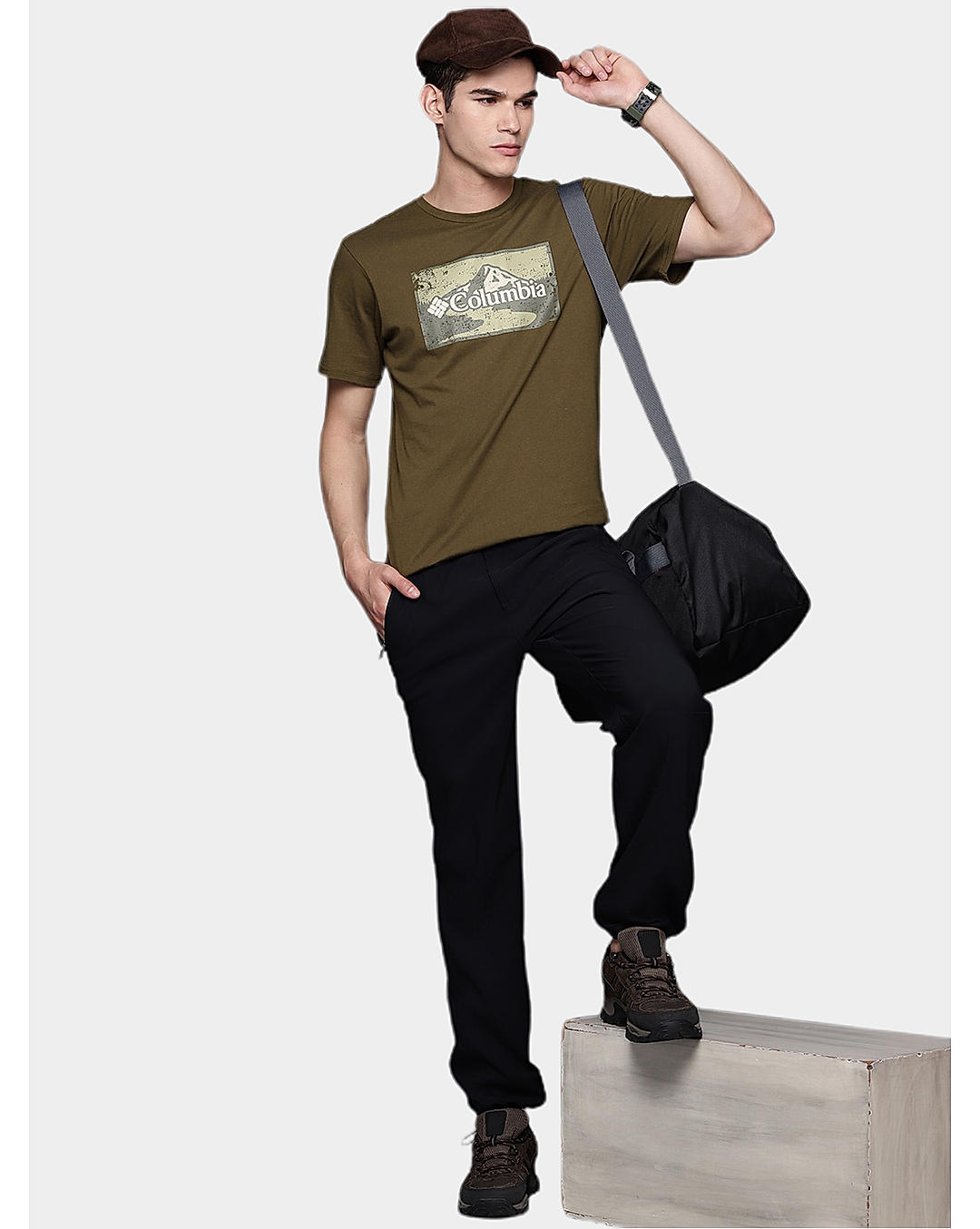 Columbia Mens Green Path Lake Graphic II Tshirt
