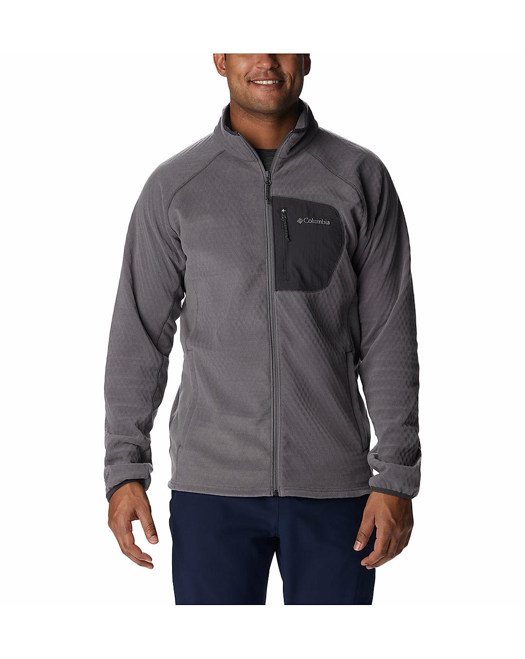 Buy Columbia Grey M Outdoor Tracks Full Zip Jackets For Men Online at Adventuras 488836