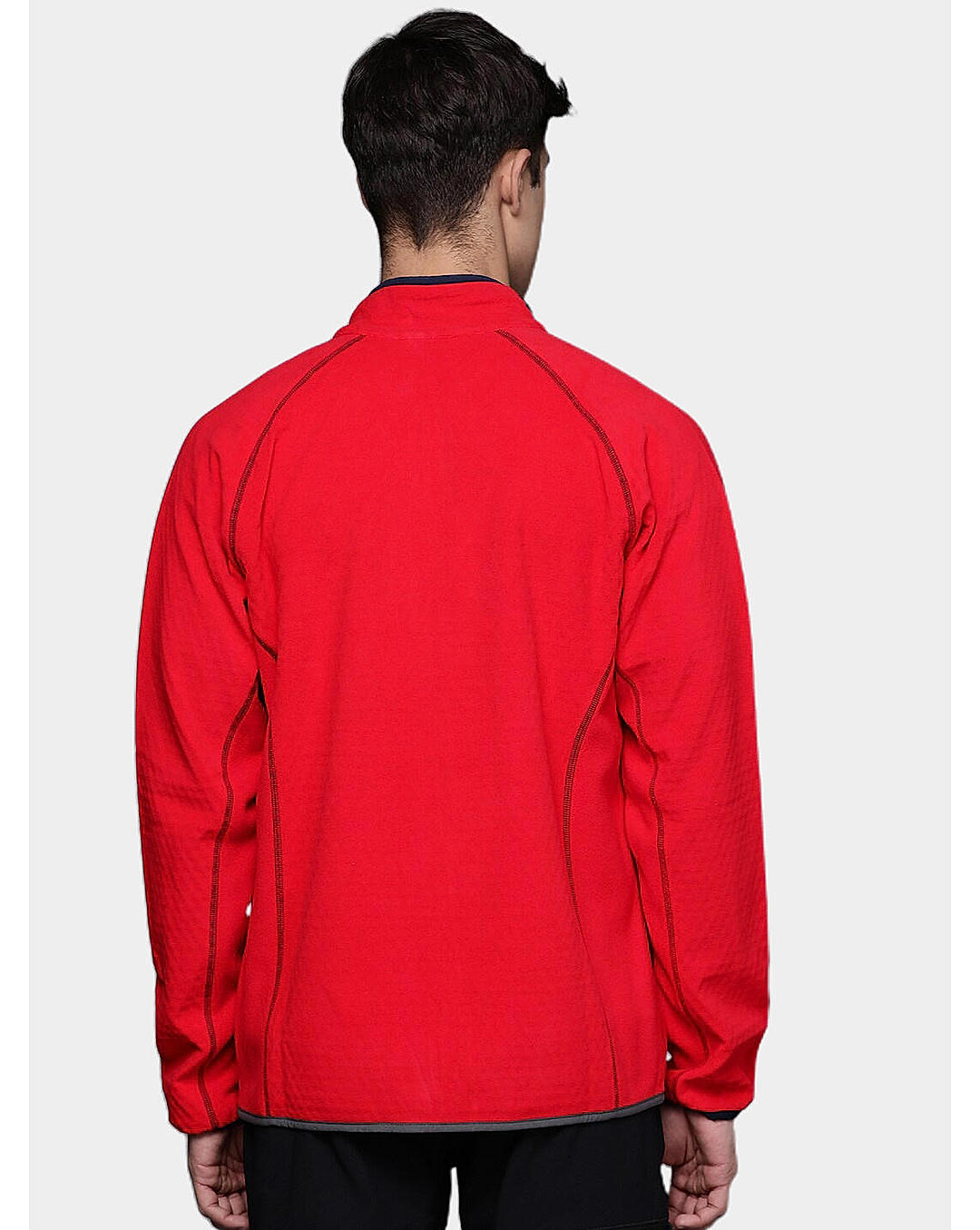 Columbia Mens Red Omni-Heat Helix M Outdoor Tracks Full Zip Fleece Jacket