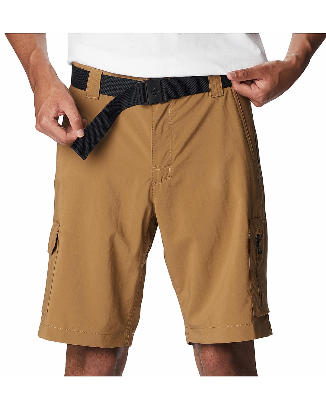 Columbia Mens Beige Omni-Shade Silver Ridge Utility Cargo Short
