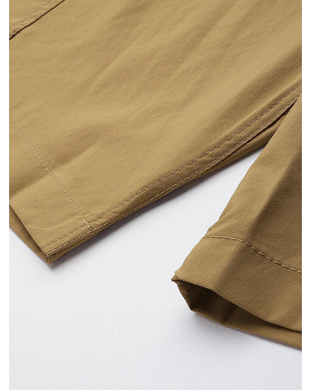 Columbia Mens Beige Omni-Shade Silver Ridge Utility Cargo Short