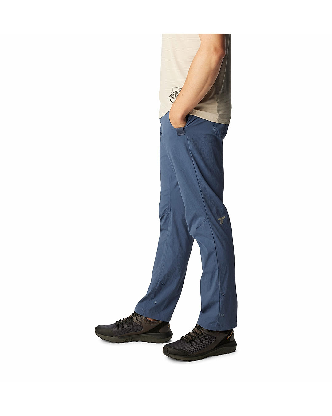 Columbia Mens Navy Omni-Shield Wanoga Lightweight Pant