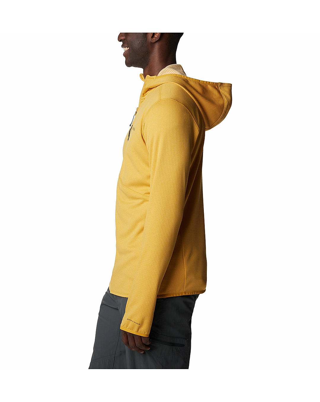 Columbia Mens Yellow Omni-Wick Park View Full Zip Fleece Jacket