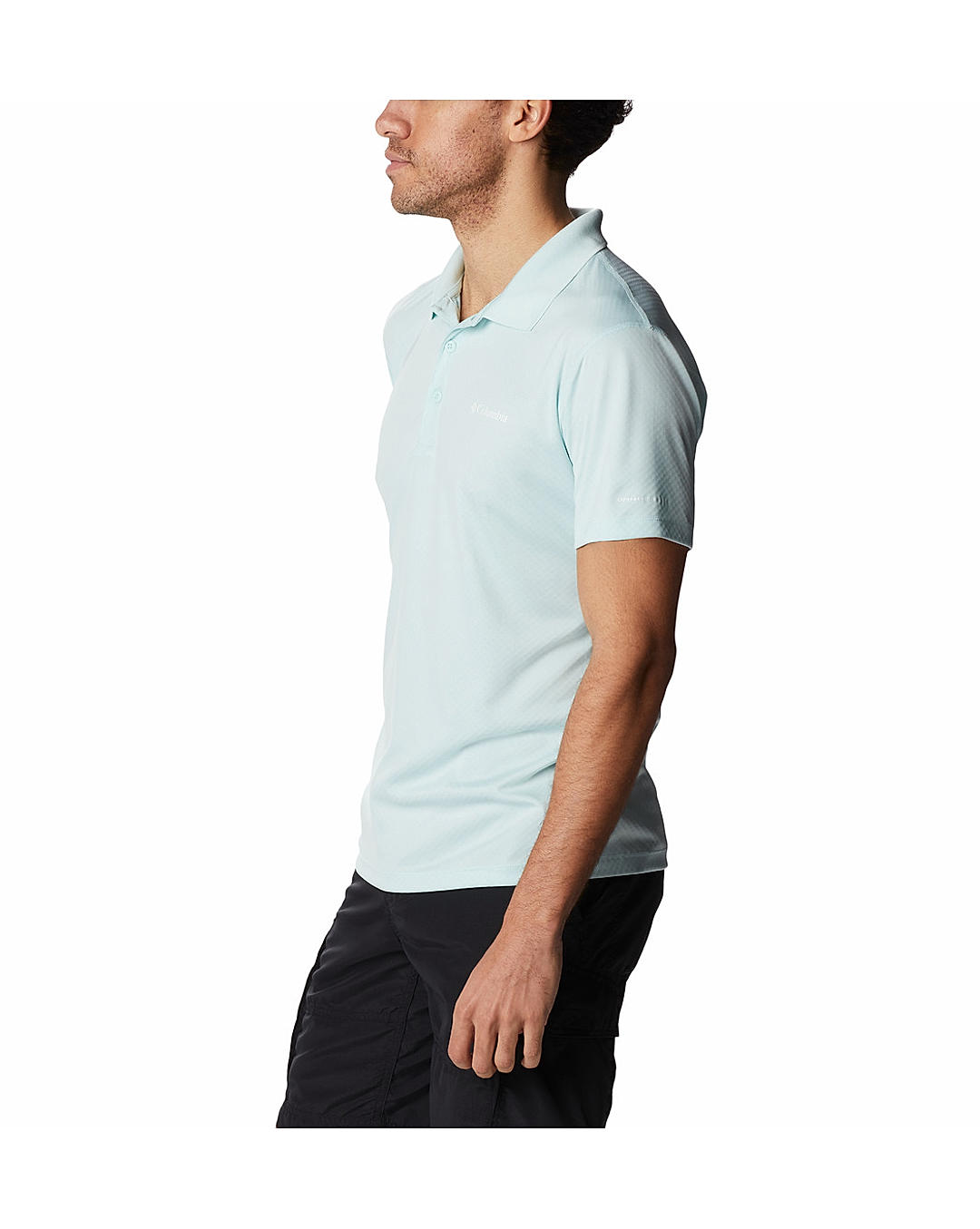 Columbia Mens Blue Omni-Freeze Zero Rules  Polo Tshirt