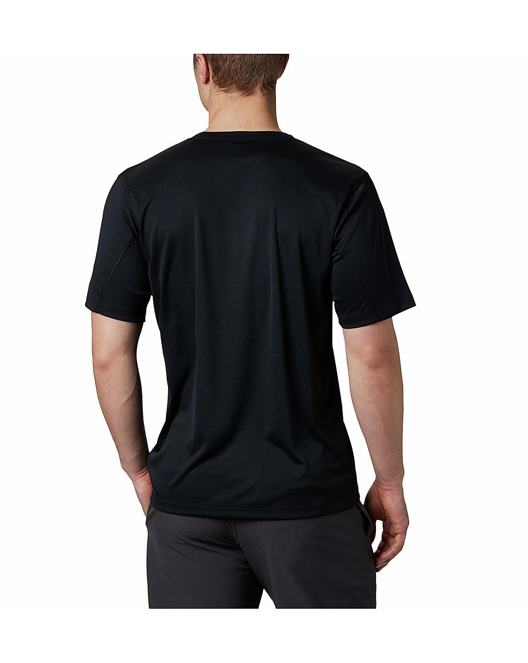 Columbia Mens Black Omni-Freeze Zero Rules Short Sleeve Tshirt