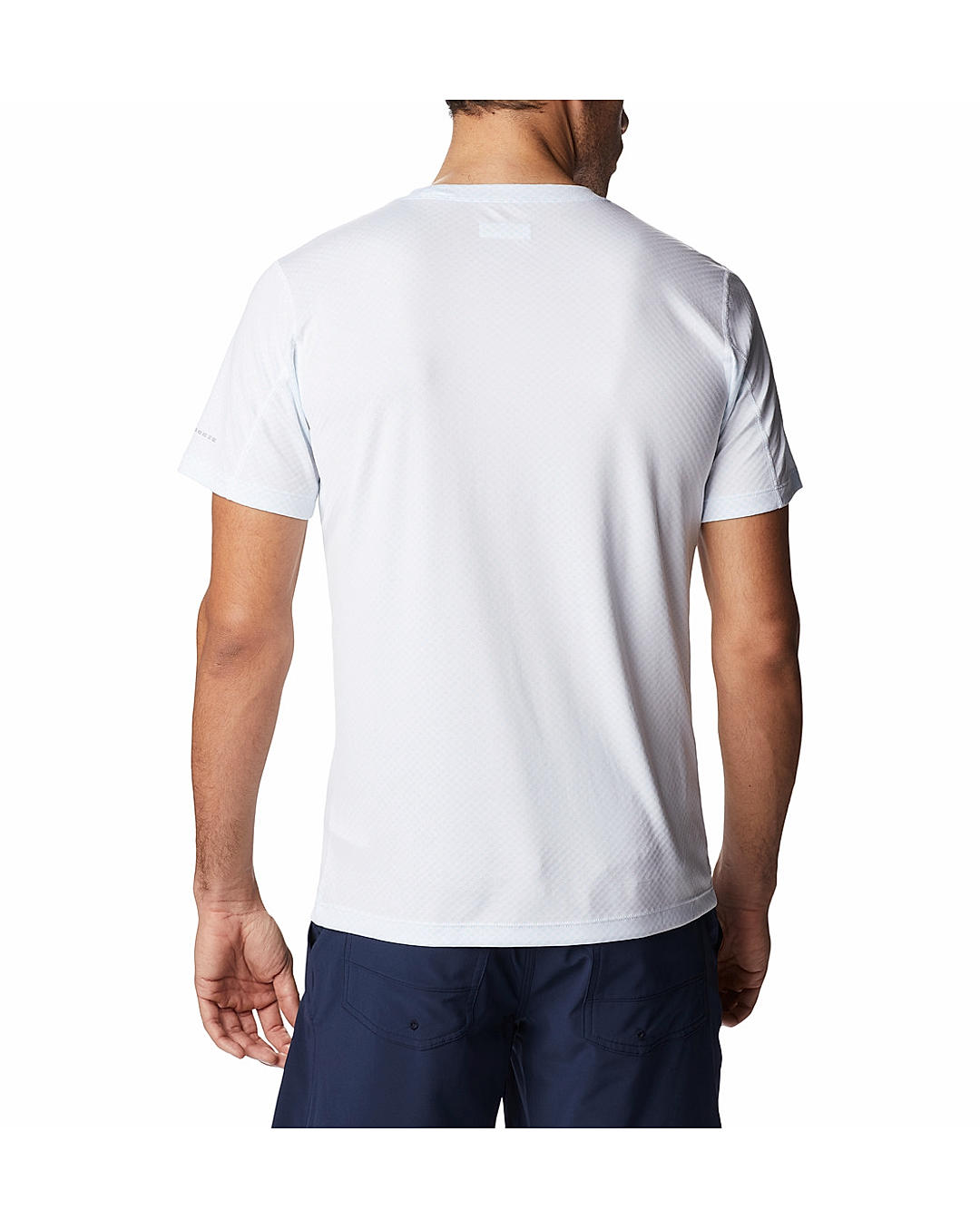 Columbia Mens White Omni-Freeze Zero Rules Short Sleeve Tshirt
