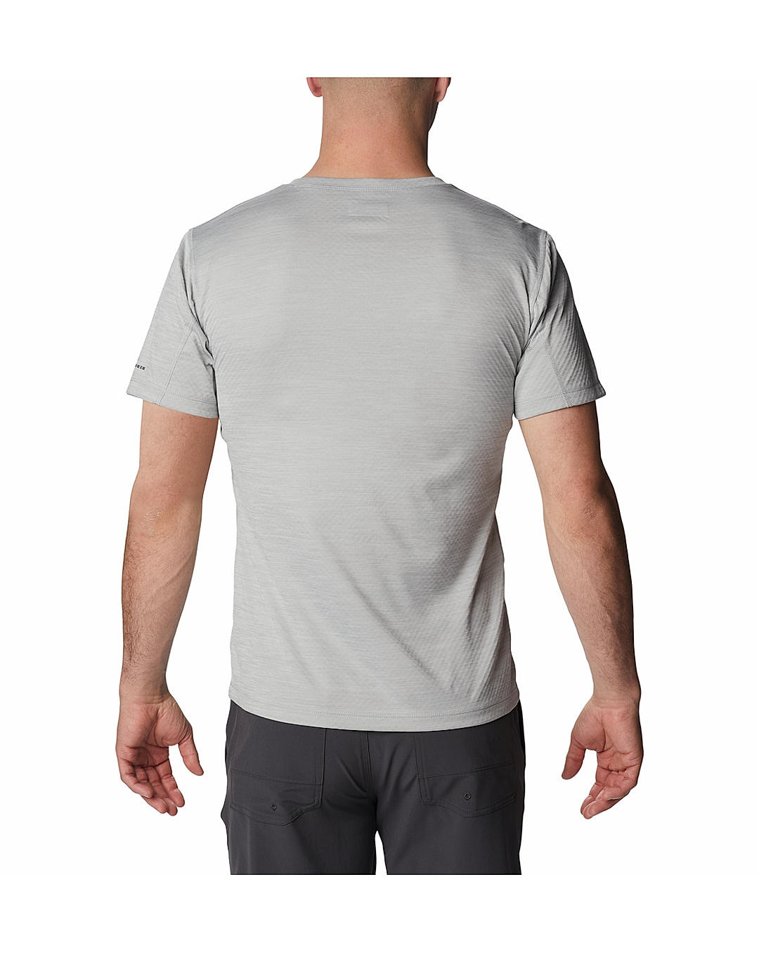 Columbia Mens Grey Omni-Freeze Zero Rules Short Sleeve Graphic Tshirt
