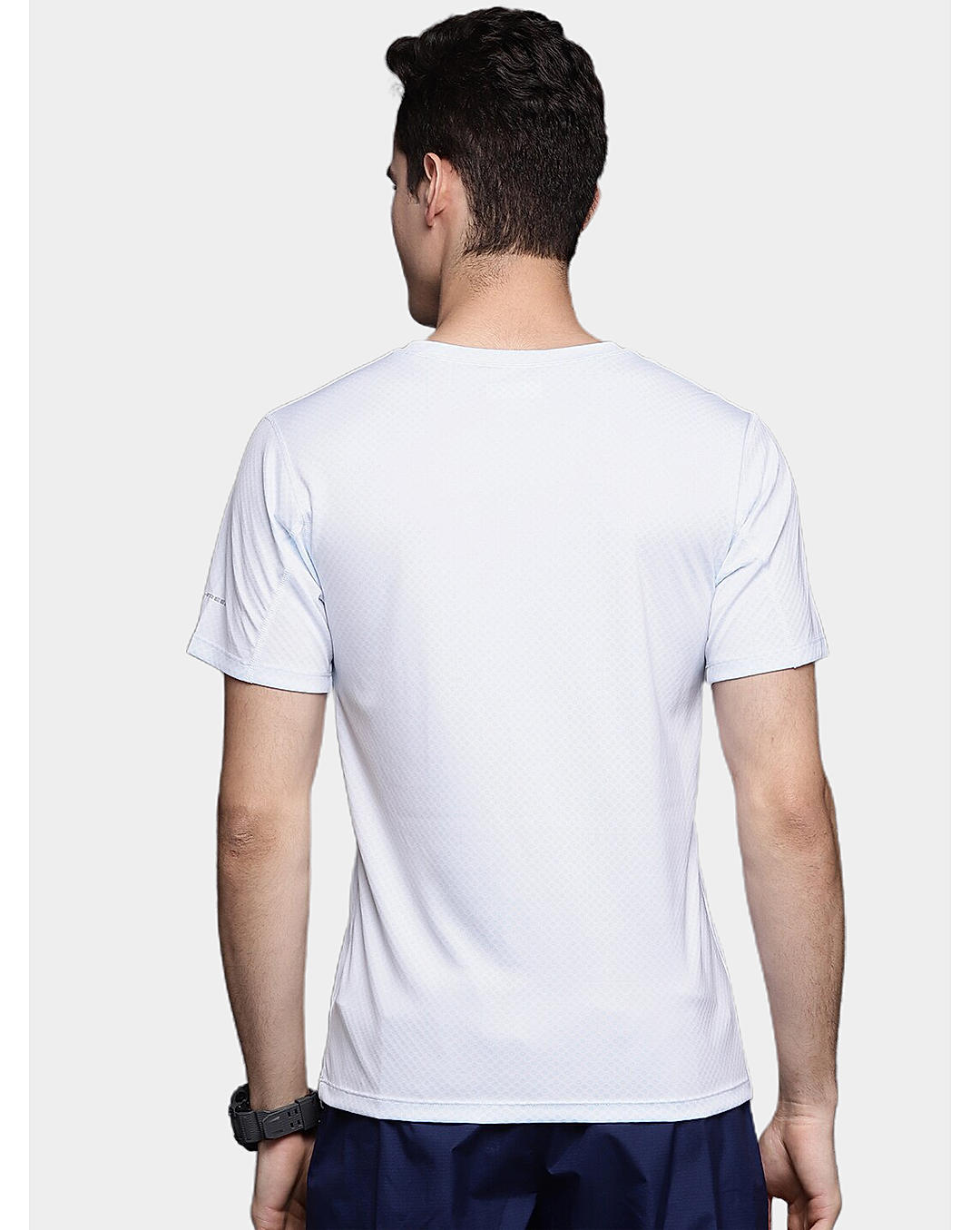 Columbia Mens White Omni-Freeze Zero Rules Short Sleeve Graphic Tshirt
