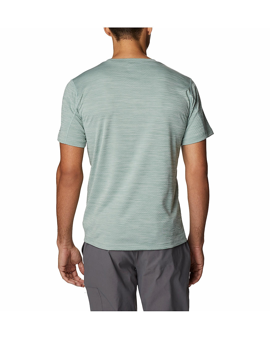 Columbia Mens Green Omni-Freeze Zero Rules Short Sleeve Graphic Tshirt