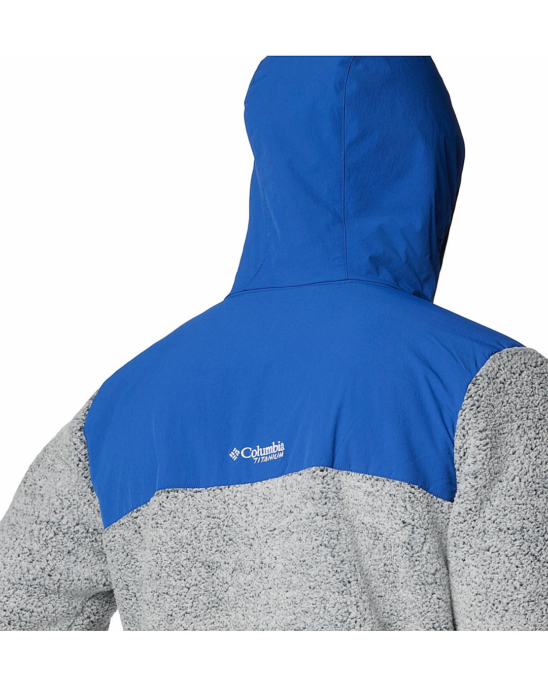 Columbia Mens Blue Omni-Heat Arctic Crest Sherpa Full Zip Fleece Jacket