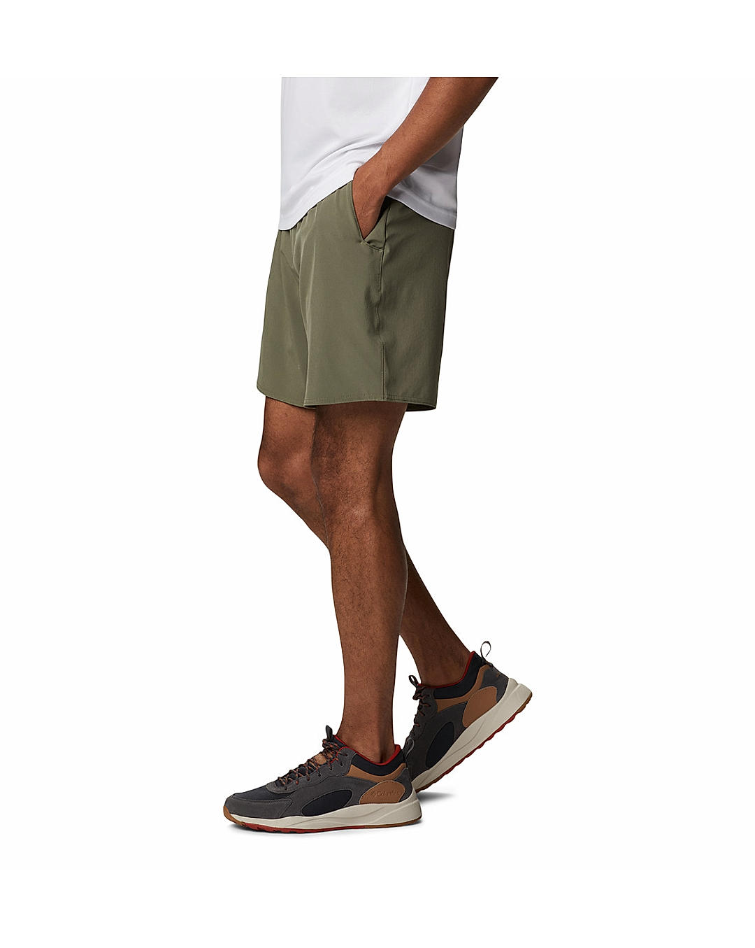 Columbia Mens Olive Omni-Wick Columbia Hike Short