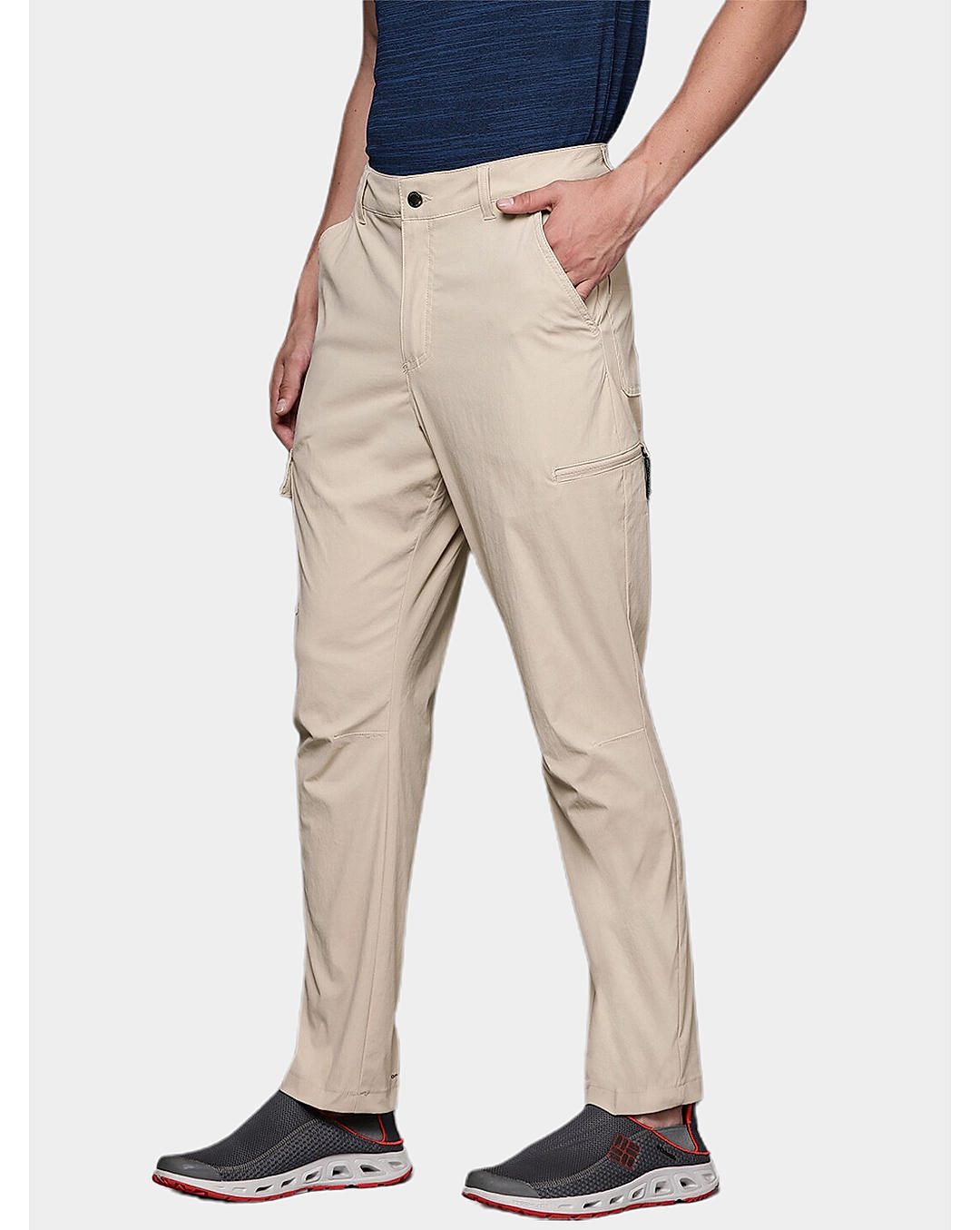 Columbia Mens Beige Omni-Shield Newton Ridge II Pant
