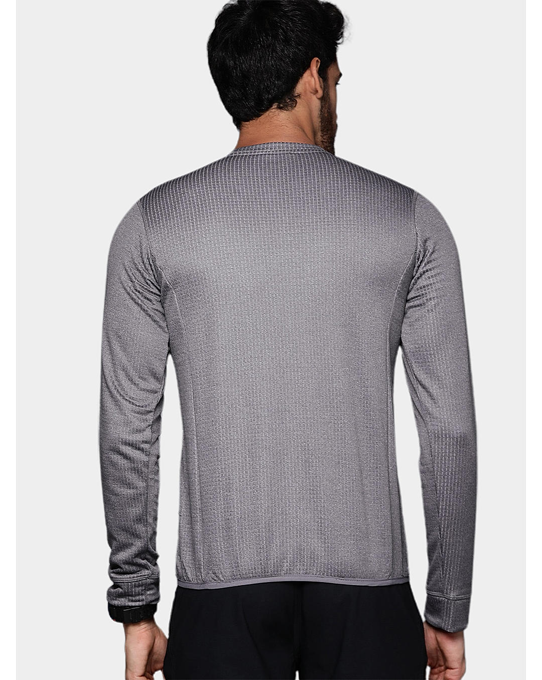 Columbia Mens Grey Omni-Wick Park View Crew Pullover