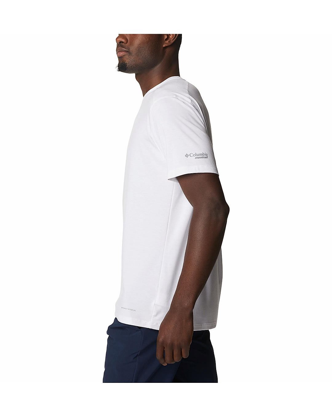 Columbia Mens White Omni-Wick M Endless Trail Running Tech Tshirt