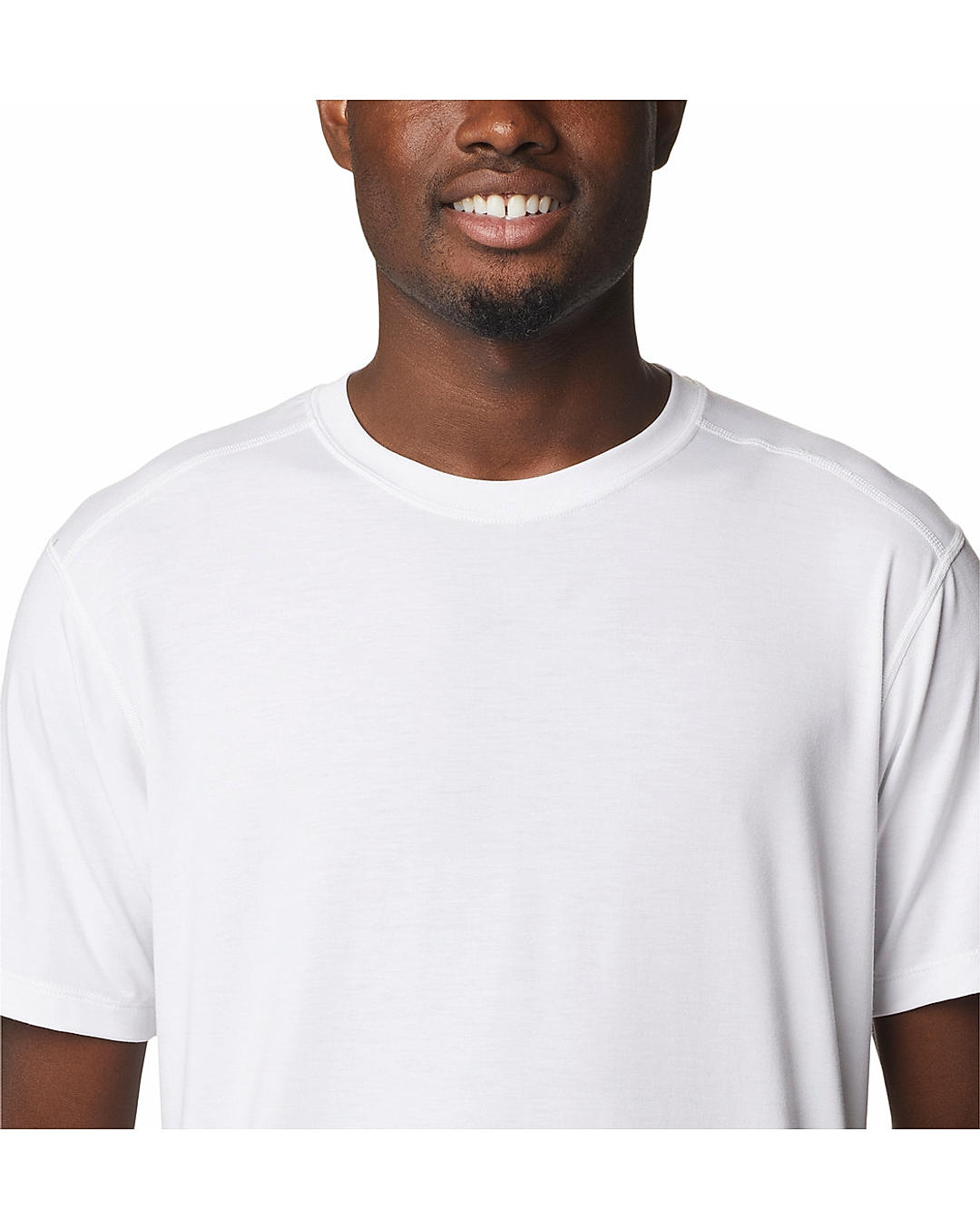 Columbia Mens White Omni-Wick M Endless Trail Running Tech Tshirt