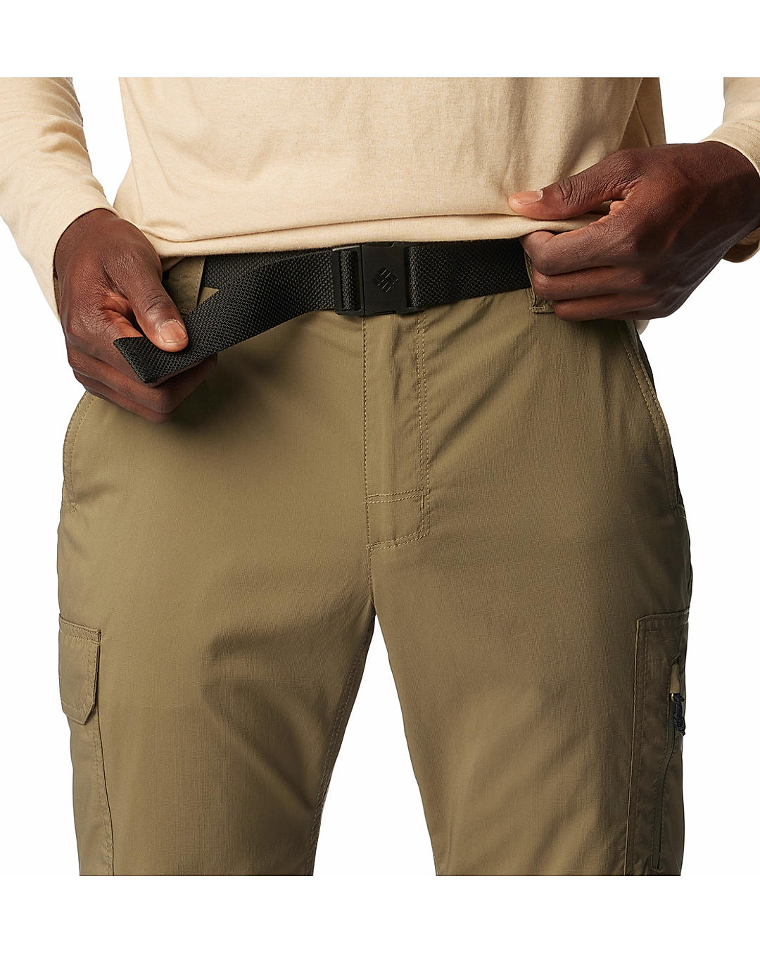 Columbia Mens Green Omni-Shade Silver Ridge Utility Convertible Pant