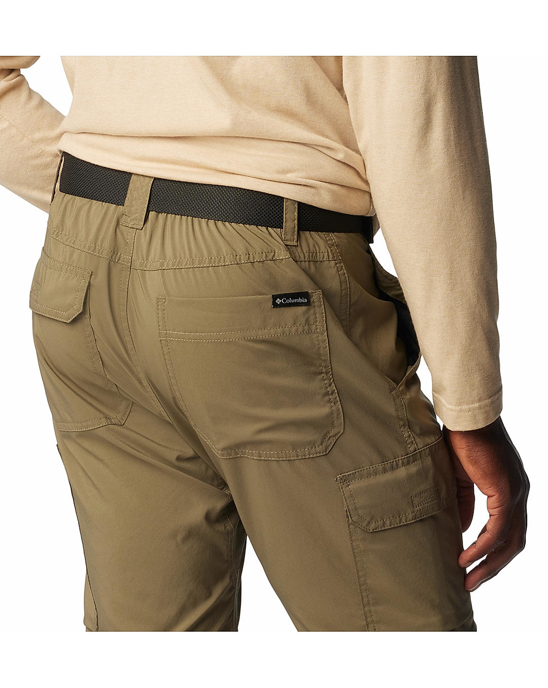 Columbia Mens Green Omni-Shade Silver Ridge Utility Convertible Pant
