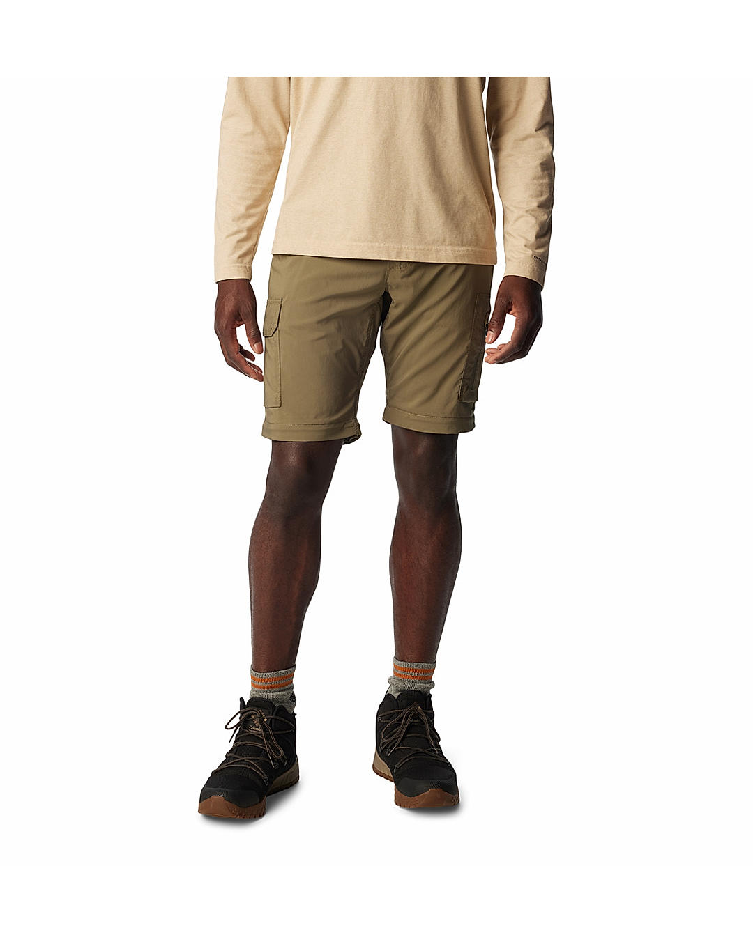 Columbia Mens Green Omni-Shade Silver Ridge Utility Convertible Pant