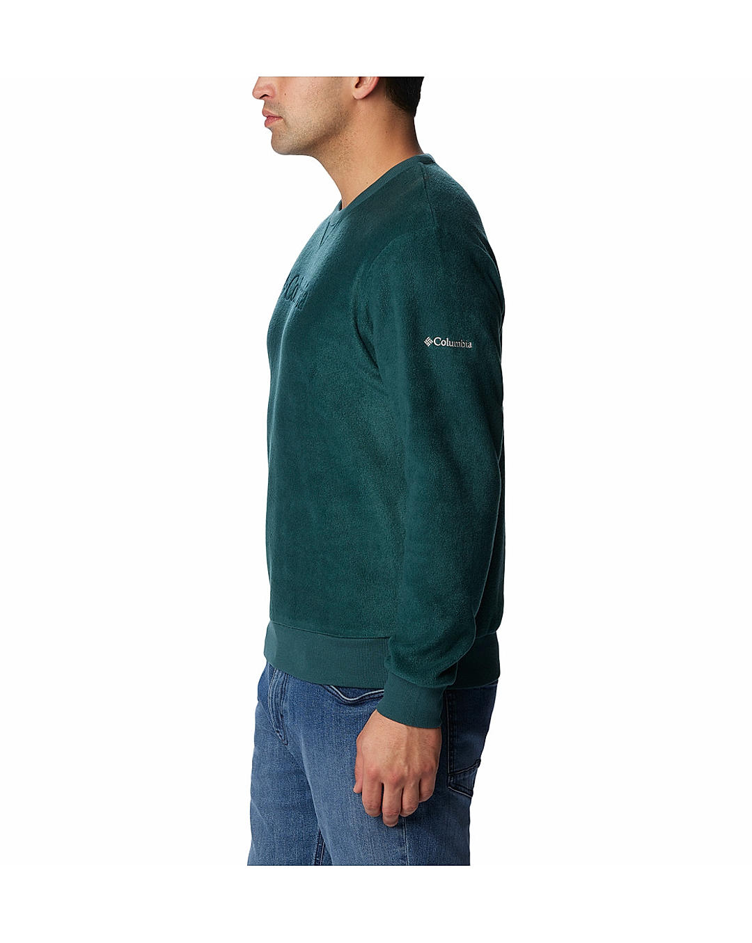 Columbia Mens Green Steens Mountain Crew 2.0 Pullover