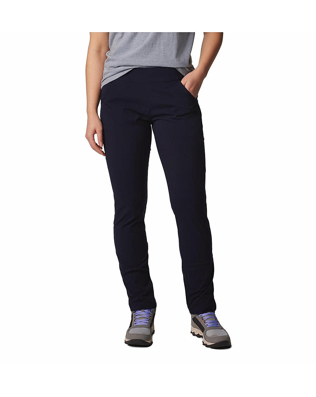 Columbia Womens Navy Omni-Shield Anytime Casual Pull On Pant