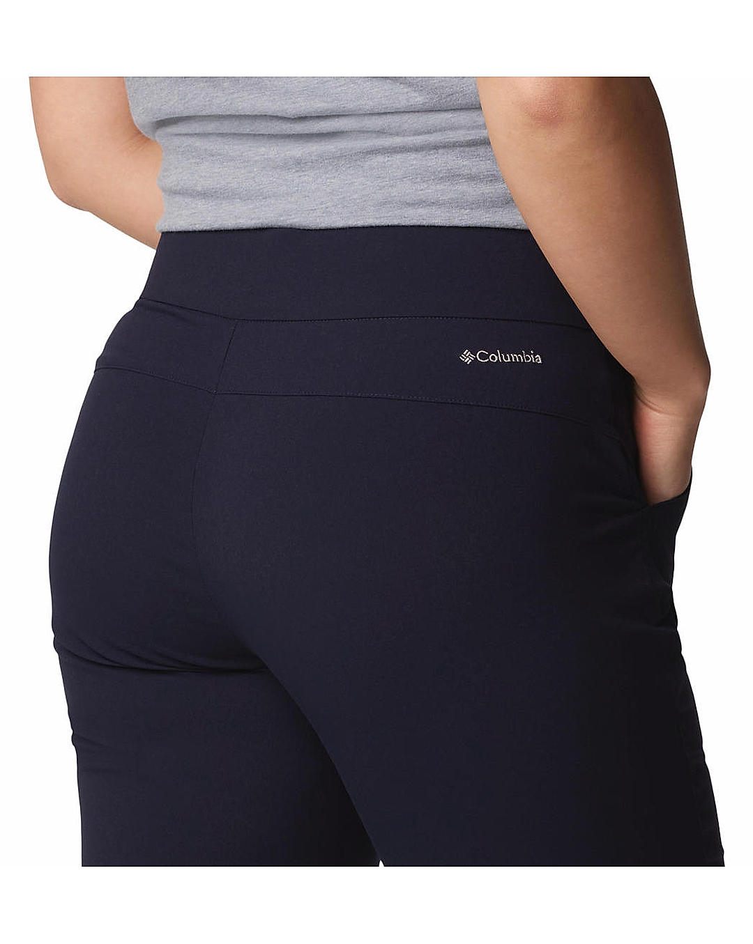 Columbia Womens Navy Omni-Shield Anytime Casual Pull On Pant