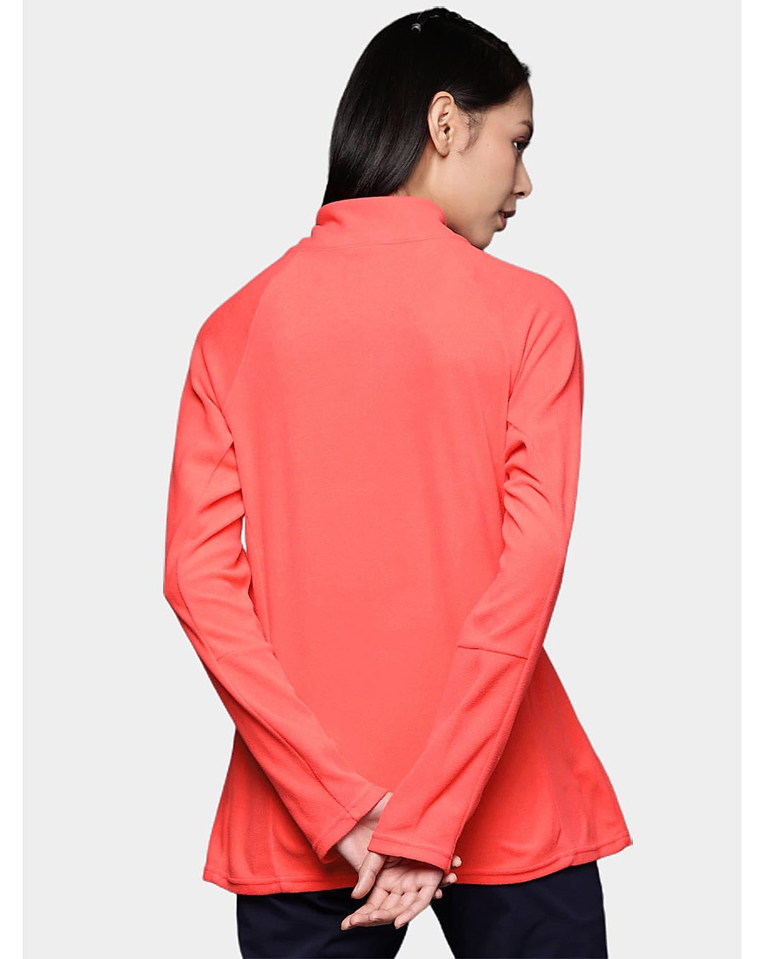 Columbia Womens Red Glacial IV Half Zip Pullover