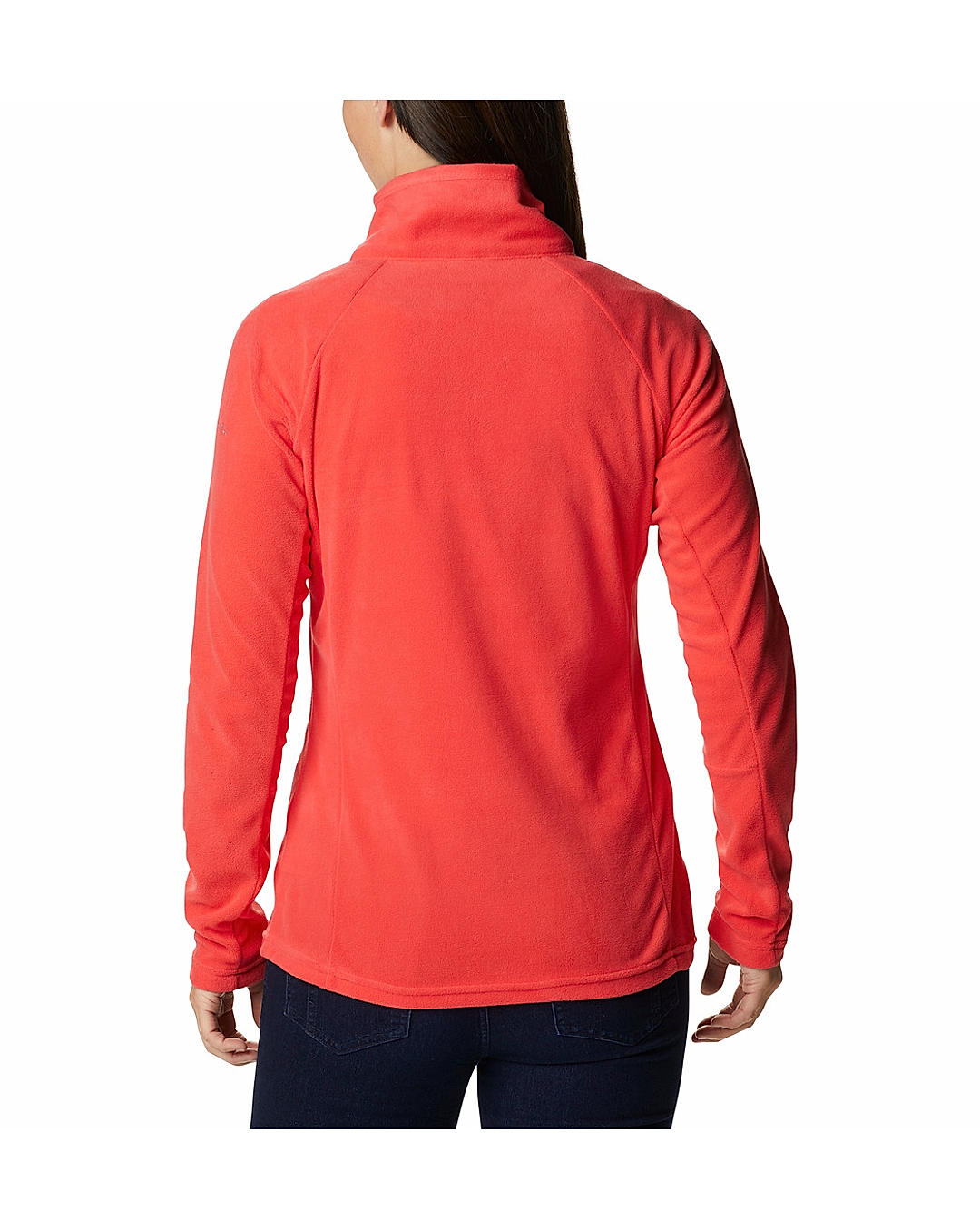 Columbia Womens Red Glacial IV Half Zip Pullover