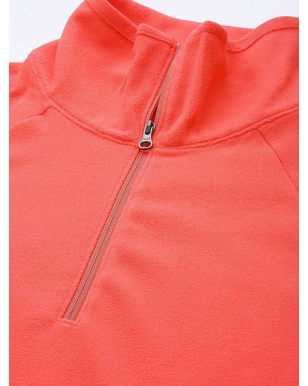 Columbia Womens Red Glacial IV Half Zip Pullover