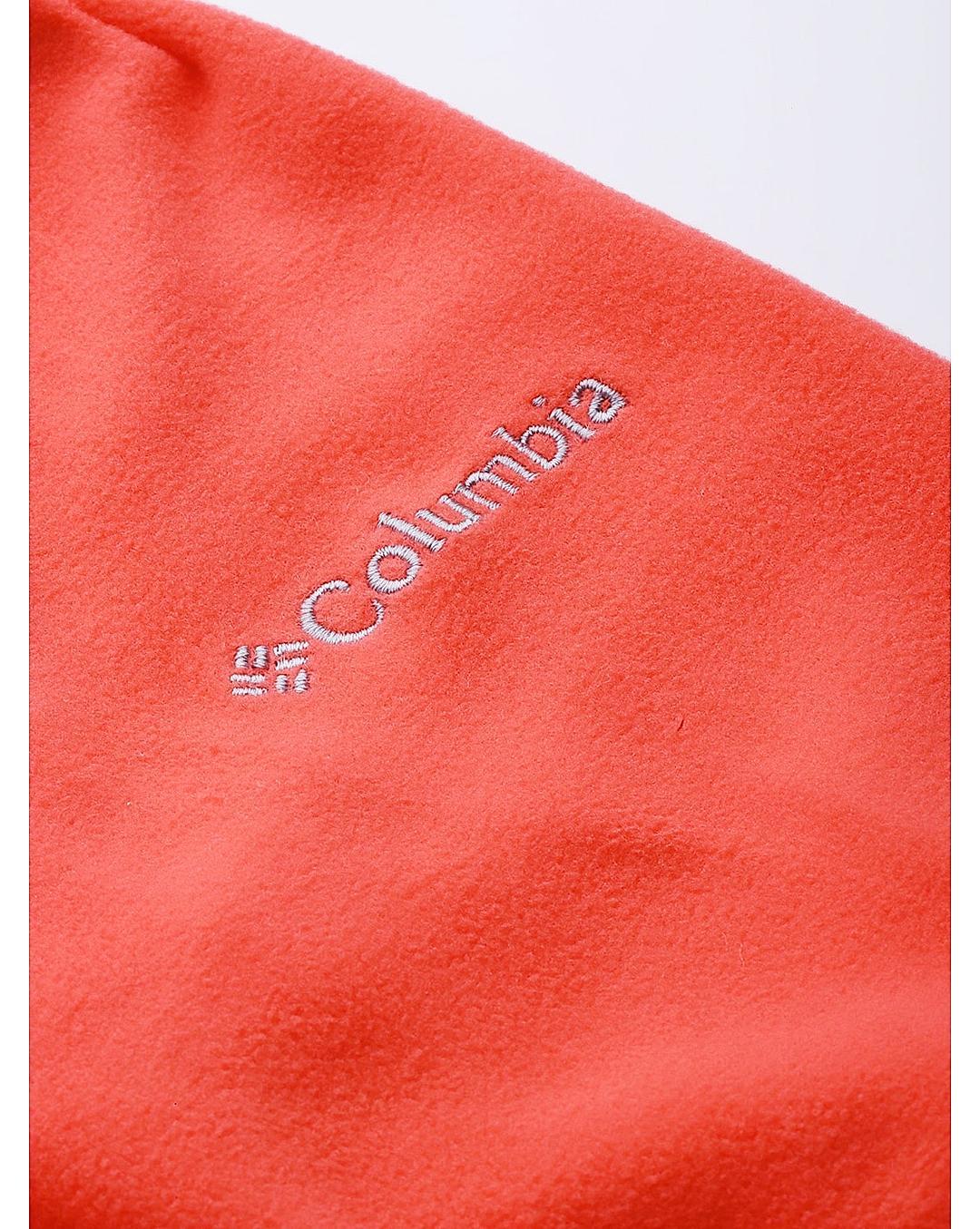 Columbia Womens Red Glacial IV Half Zip Pullover