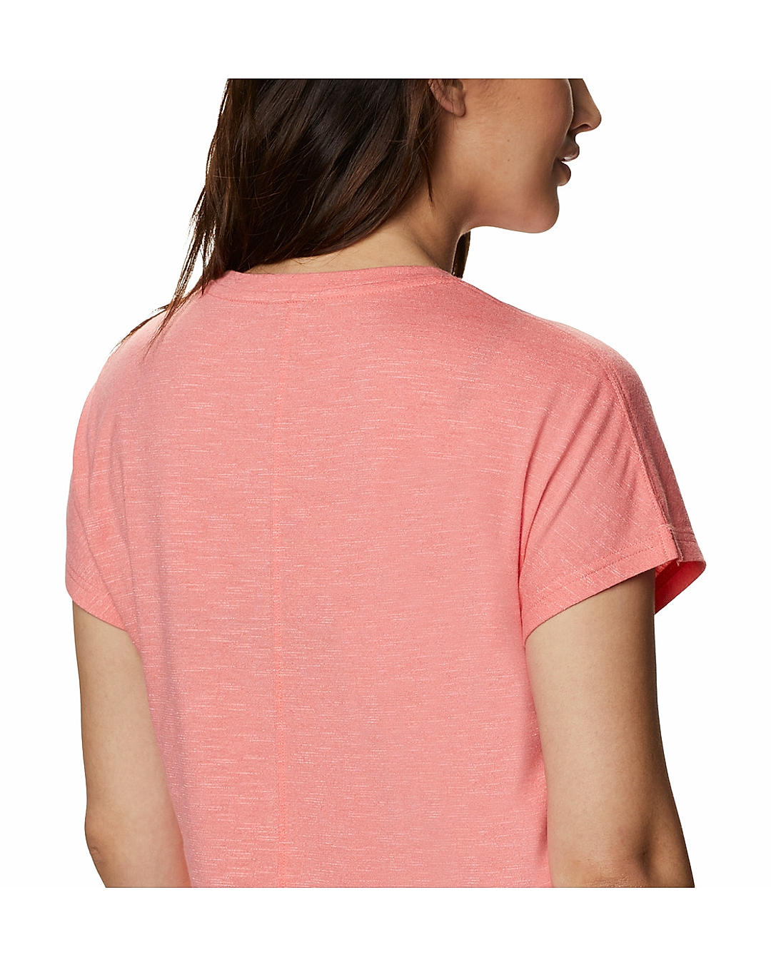 Columbia Womens Red Omni-Wick Cades Cape Tshirt