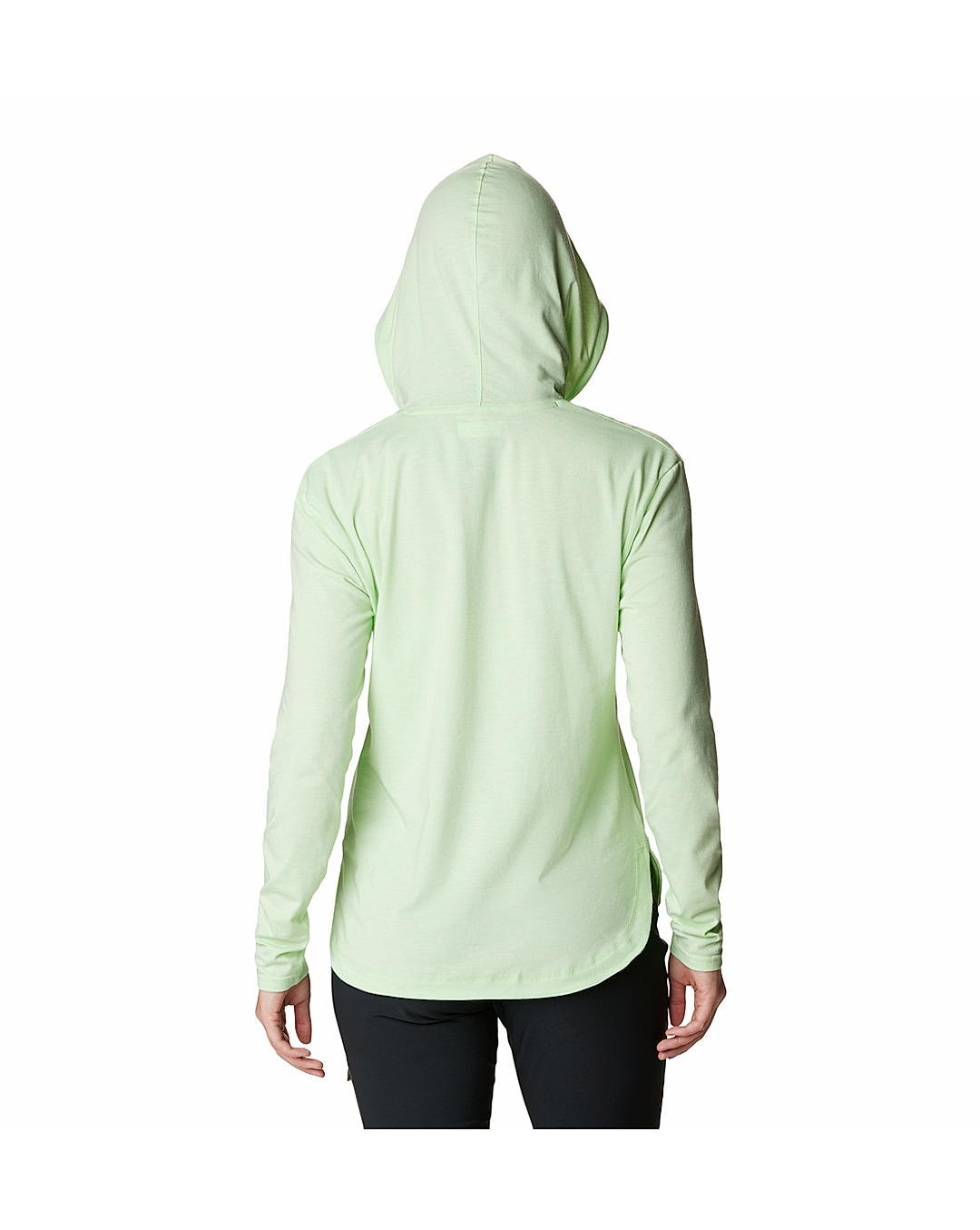 Columbia Womens Green Omni-Wick Sun Trek Hooded Pullover Tshirt