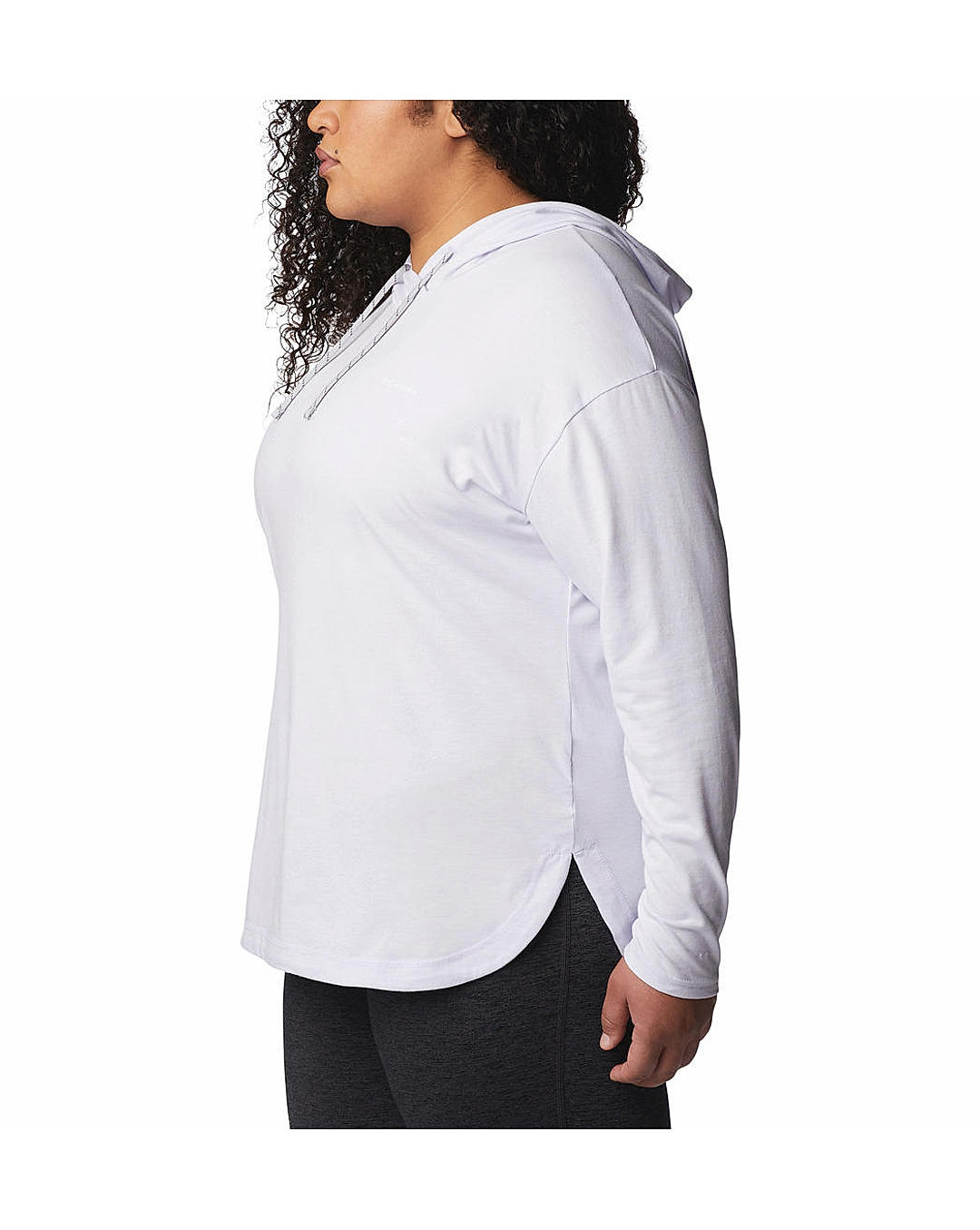 Columbia Womens Purple Omni-Wick Sun Trek Hooded Pullover Tshirt