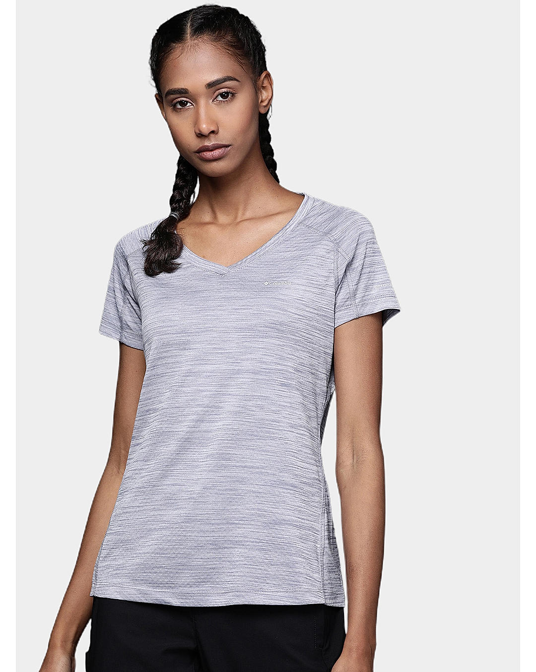 Columbia Women Blue Zero Rules Short Sleeve T-Shirt 