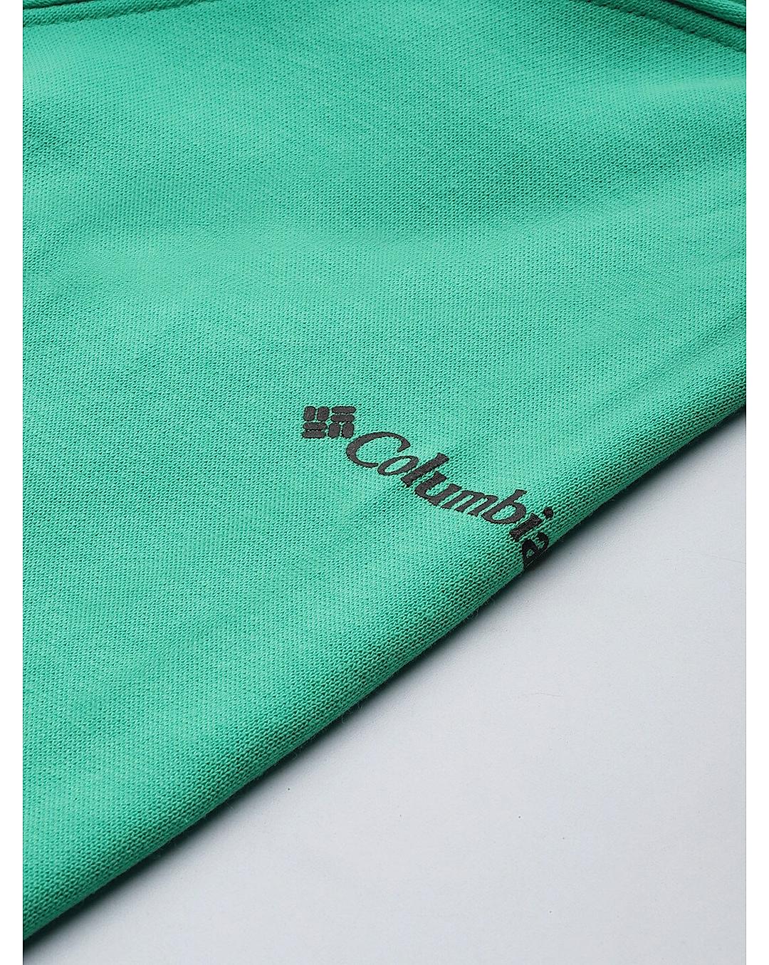 Columbia Womens Green Columbia Trek Graphic Hoodie