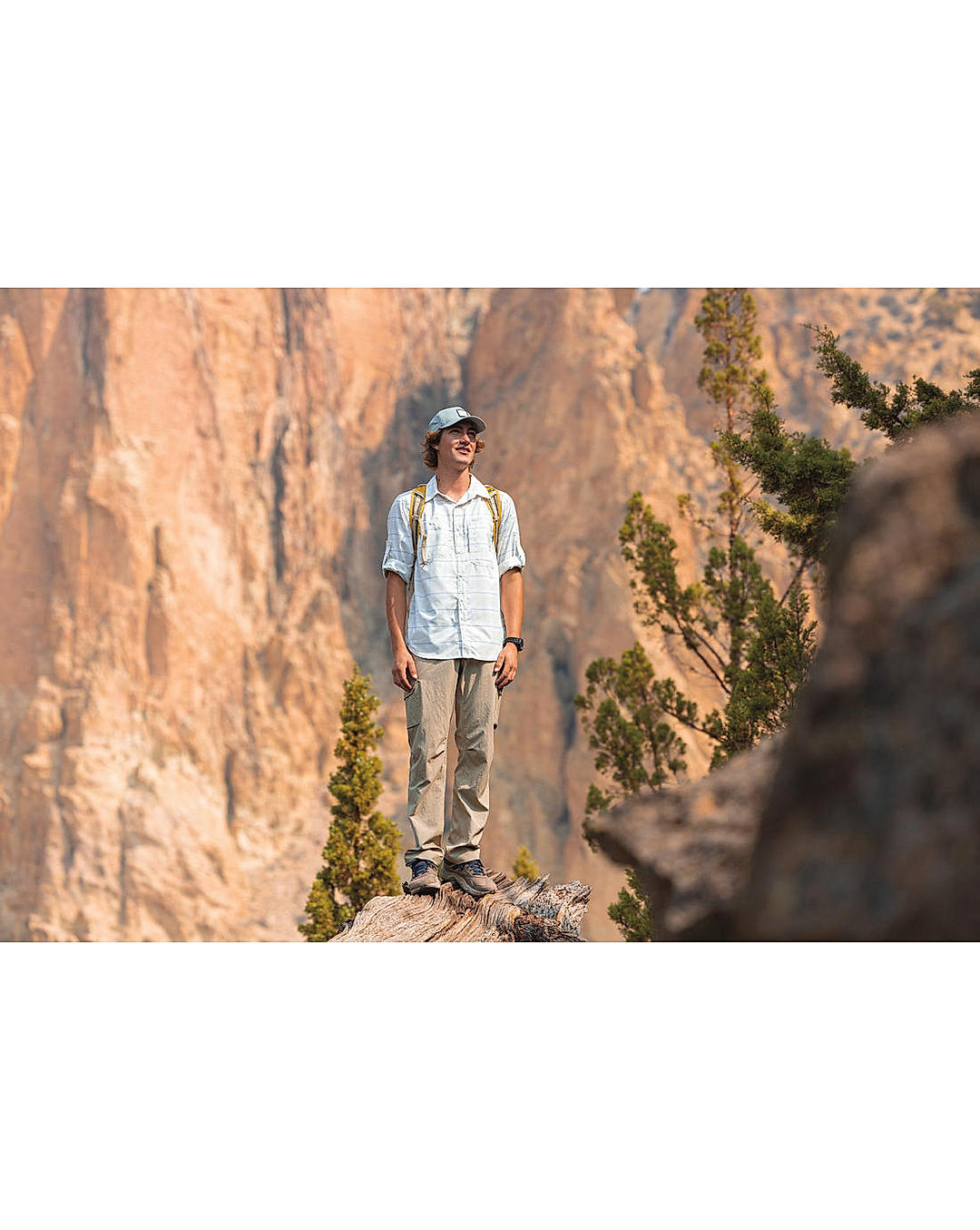 Columbia Mens White Omni-Shade Silver Ridge Utility Lite Plaid Long Sleeve Shirt