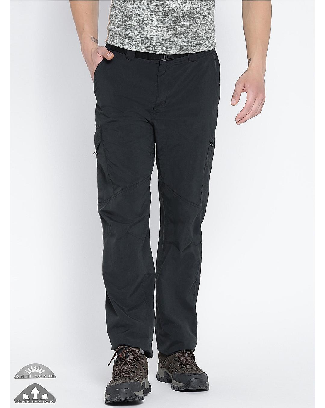 Columbia Mens Black Omni-Wick Silver Ridge Cargo Pant