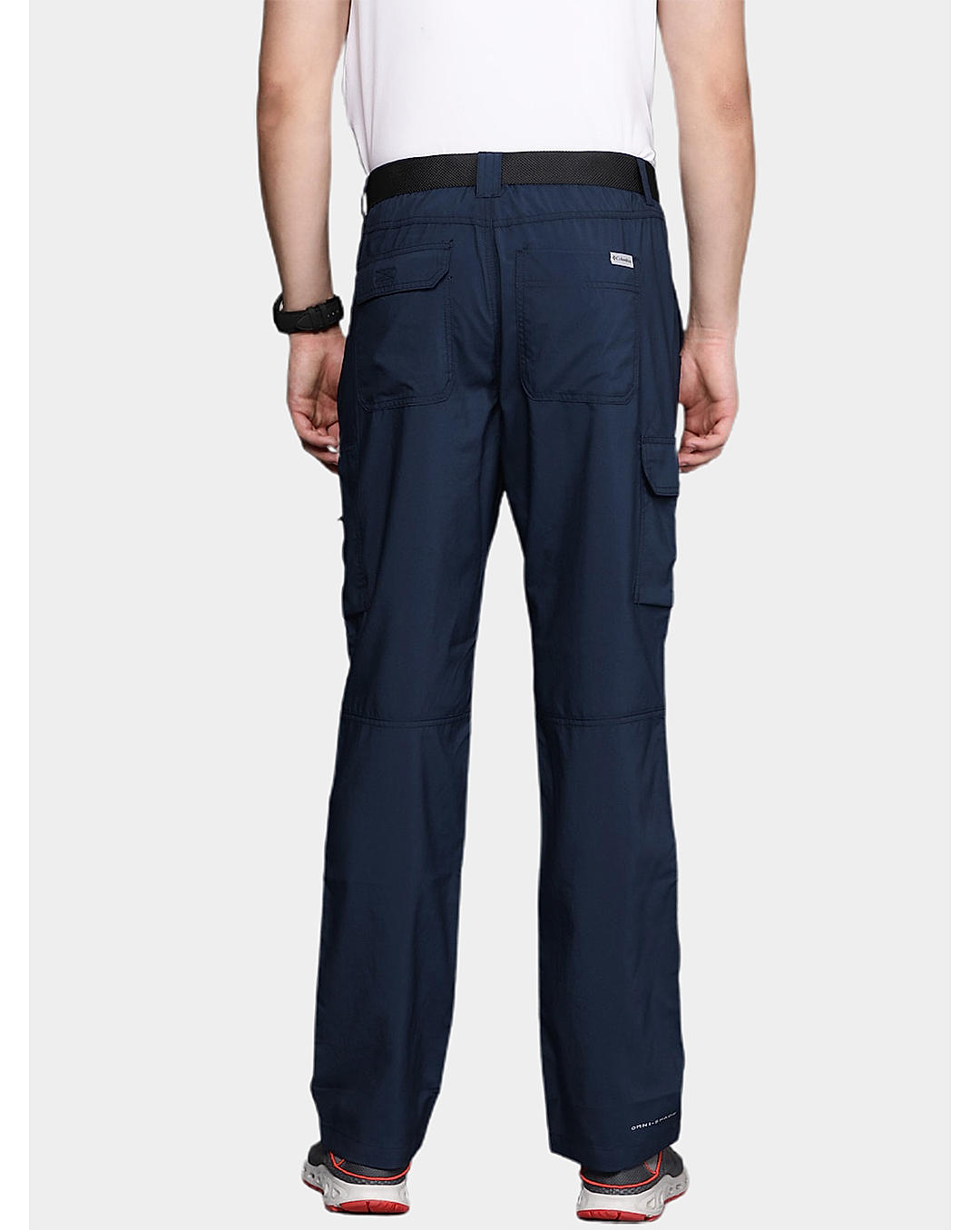 Columbia Mens Navy Omni-Shade Silver Ridge Utility Pant