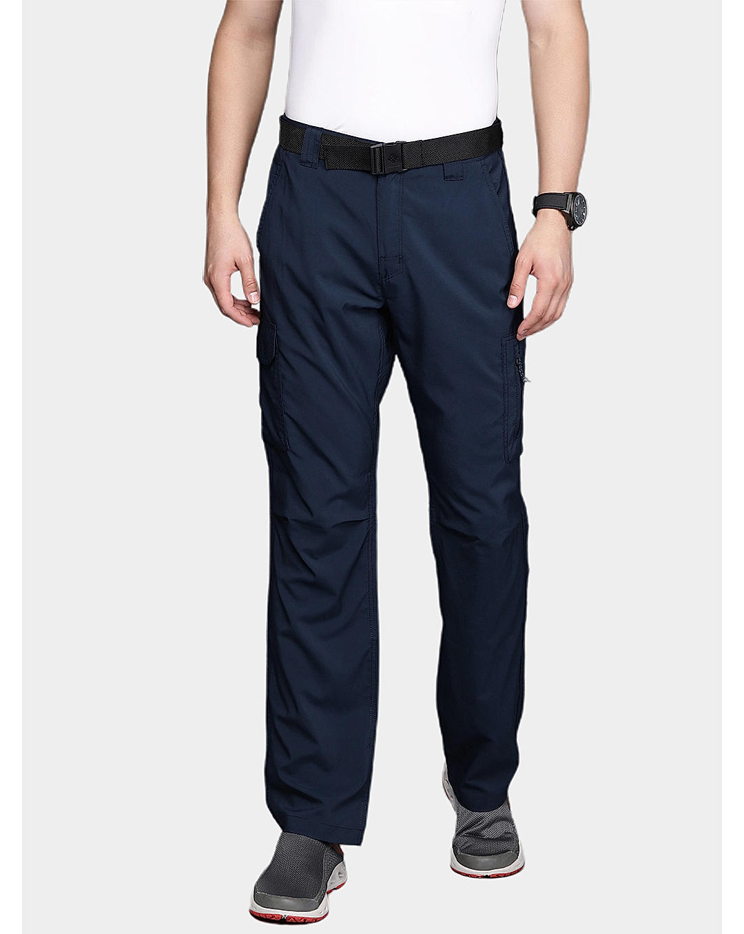 Columbia Mens Navy Omni-Shade Silver Ridge Utility Pant