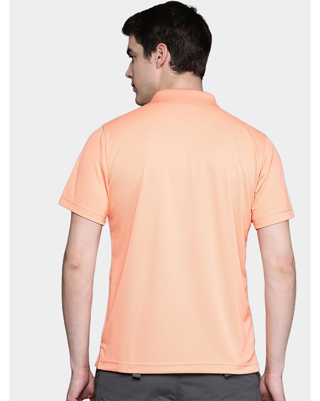 Columbia Mens Peach Omni-Wick Utilizer Polo Tshirt