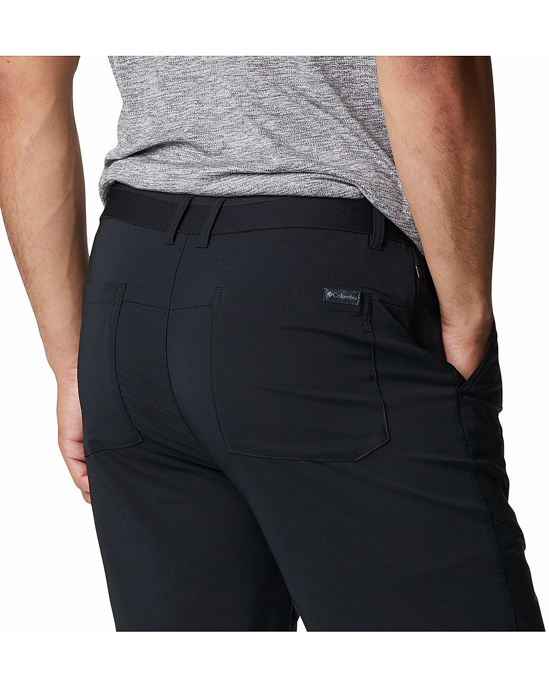 Columbia Mens Black Omni-Shield Tech Trail Short