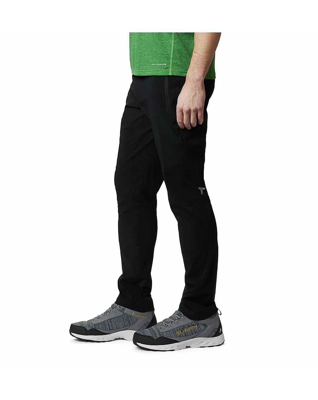 Columbia Mens Black Omni-Shield M Titan Pass Pant
