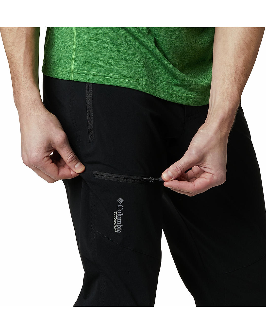 Columbia Mens Black Omni-Shield M Titan Pass Pant