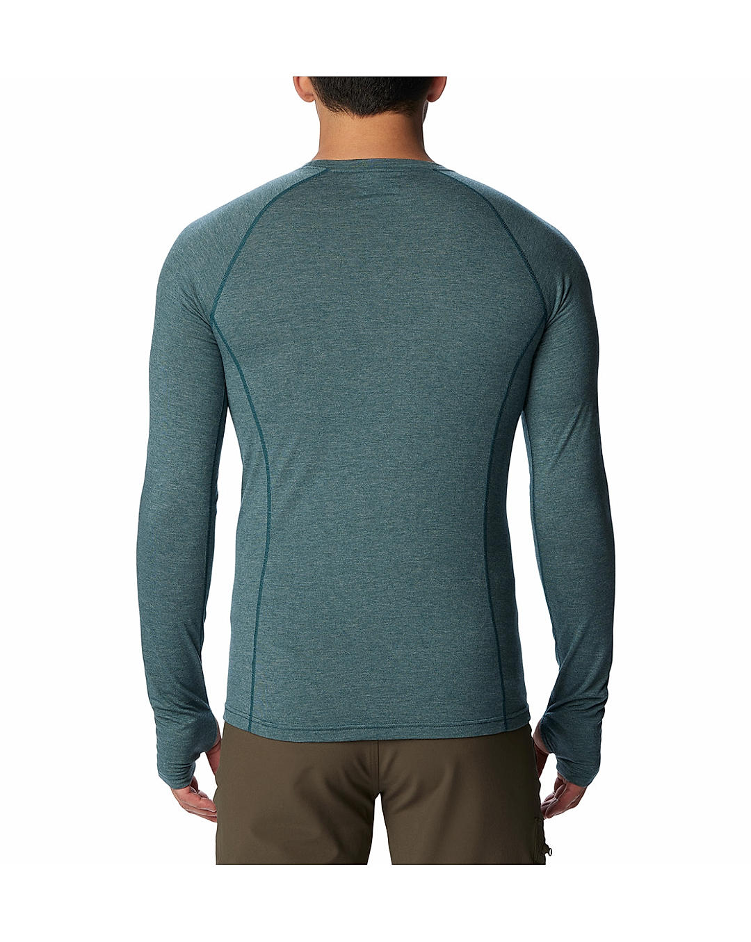 Columbia Mens Navy Omni-Wick Tunnel Springs Wool Crew Thermal Top (Not Returnable)