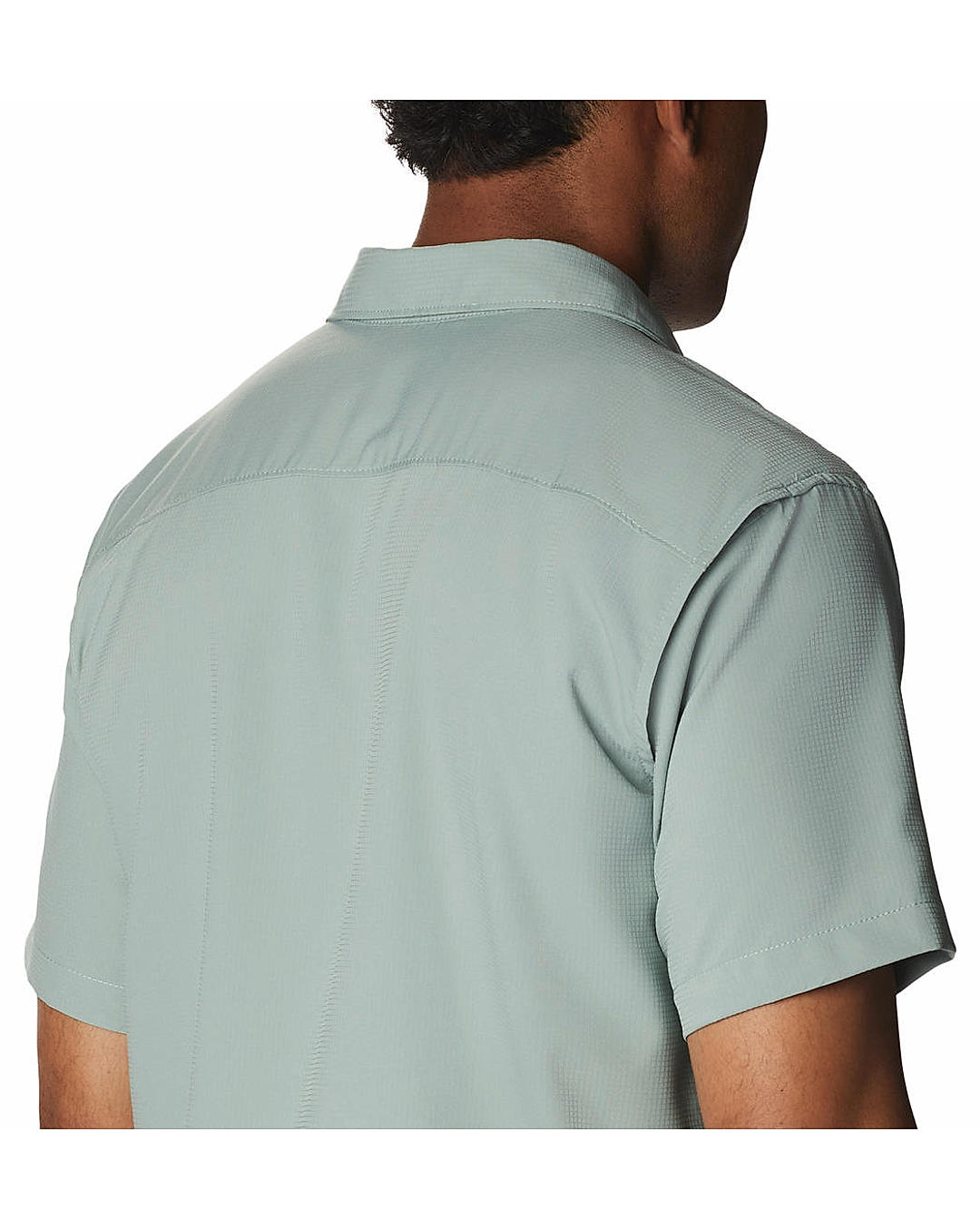 Columbia Mens Green Omni-Wick Utilizer II  Short Sleeve Shirt