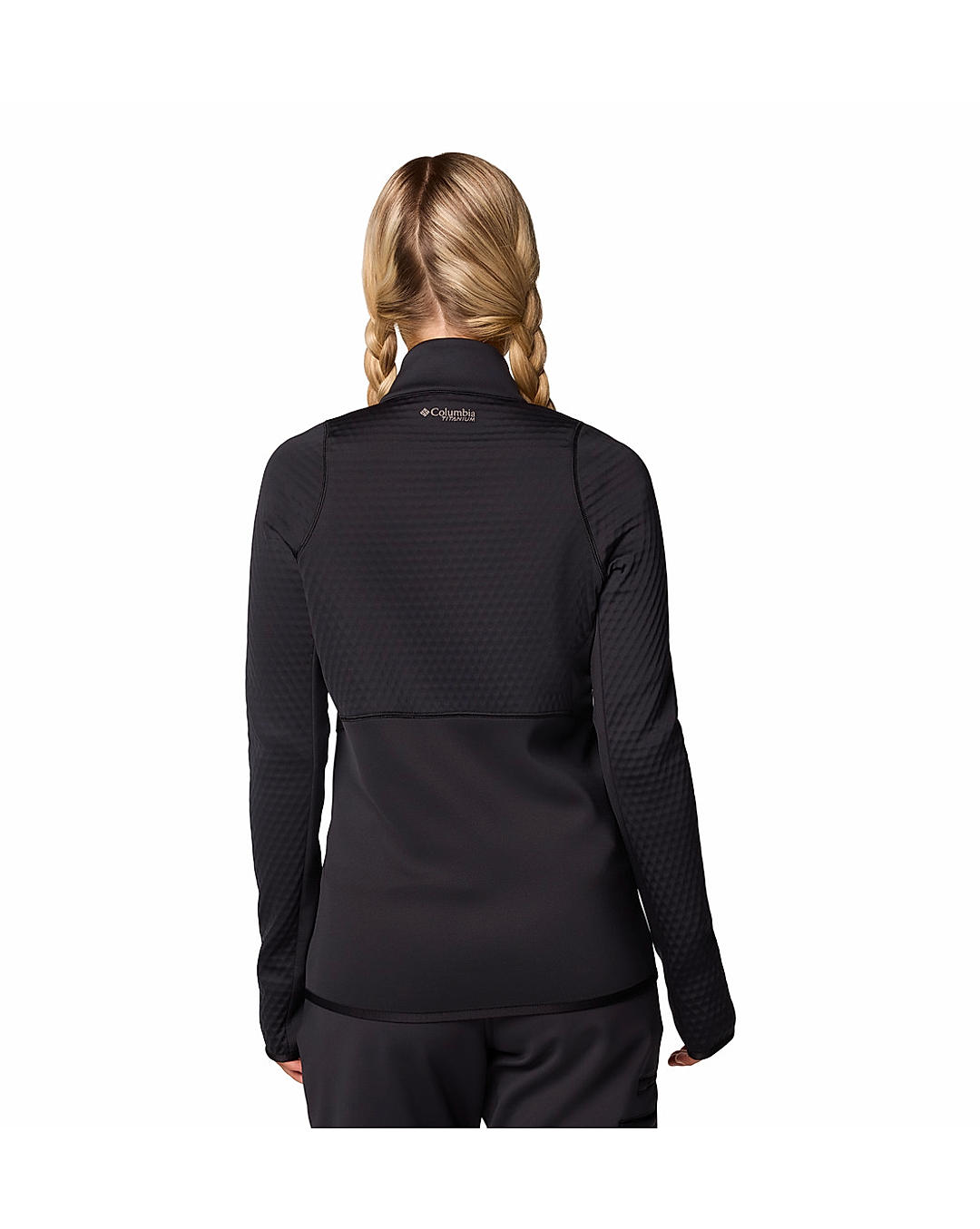 Columbia Womens Black Omni-Heat Helix Crystal Leaf Omni-Heat Helix Full Zip Jacket