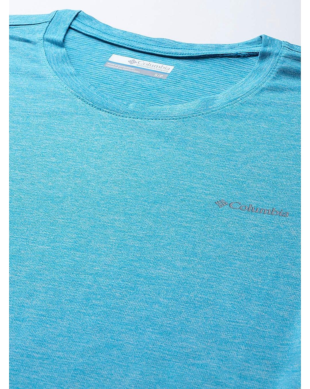 Columbia Womens Blue Omni-Wick Columbia Hike Long Sleeve Tshirt