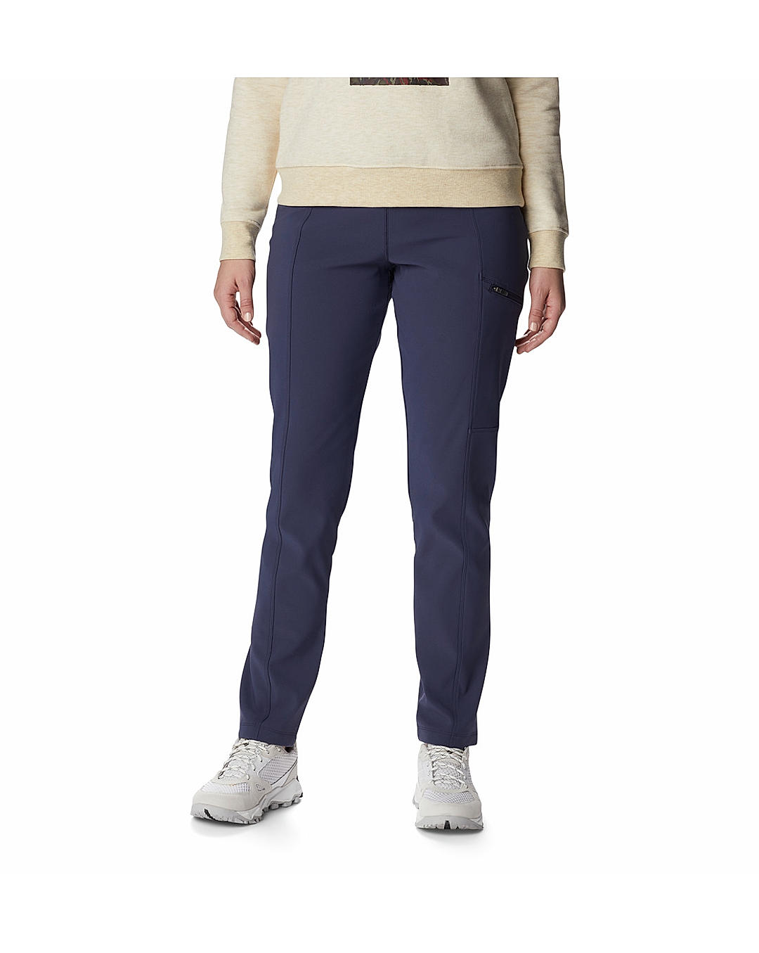 Columbia Womens Navy Omni-Shield Back Beauty Highrise Warm Winter Pant